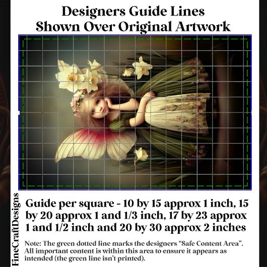 Daffodil Bloemenmeisje Fairy, Green DL5RF Decoupag Tissuepapier