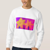 Daffodil Bloom Sweatshirt - Handgemaakte Chalk Pas (Voorkant)