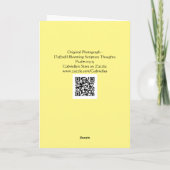 Daffodil Blooming Scripting Kaart denkt over Psalm (Achterkant)