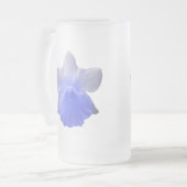 Daffodil Blue Frosted Glass Mok (Voorkant links)