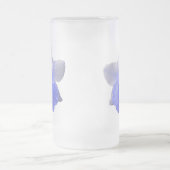 Daffodil Blue Frosted Glass Mok (Center)