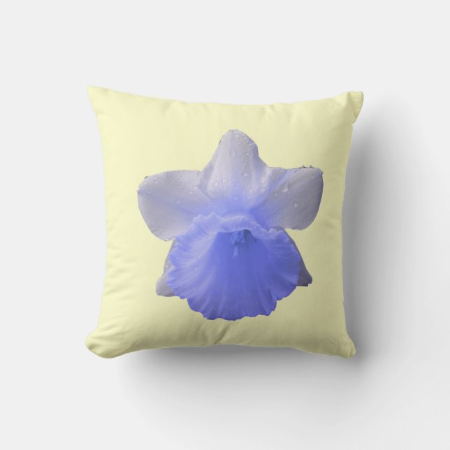 Daffodil Blue Pillow Kussen (Voorkant)
