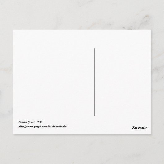 Daffodil Briefkaart (Achterkant)