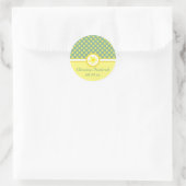 Daffodil bruiloft, souvenir stickers (Tas)