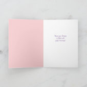 Daffodil Bunny in paaszak Feestdagen Kaart (Binnen)