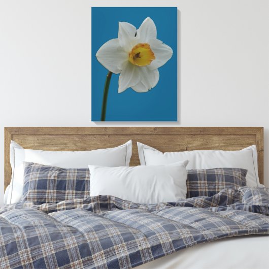 Daffodil Canvas Print (Insitu (Slaapkamer))