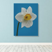 Daffodil Canvas Print (Insitu (Houten vloer))
