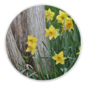 Daffodil Ceramic Knob. Keramische Knop (Voorkant)
