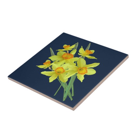 DAFFODIL CERAMIC TILE TEGELTJE (Zijkant)