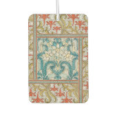 Daffodil chintz art nouveau bloem behang luchtverfrisser (Voorkant)