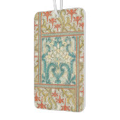 Daffodil chintz art nouveau bloem behang luchtverfrisser (Links)