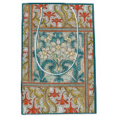 Daffodil chintz art nouveau bloem behang medium cadeauzakje (Voorkant)
