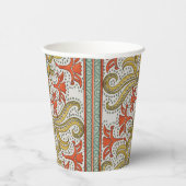 Daffodil chintz art nouveau bloem behang papieren bekers (Rechts)