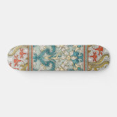 Daffodil chintz art nouveau bloem behang persoonlijk skateboard (Horizontaal)