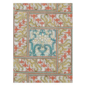 Daffodil chintz art nouveau bloem behang tafelkleed (Voorkant)