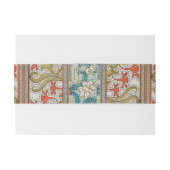 Daffodil chintz art nouveau bloem behang uitnodigingen wikkel (Achterkant Voorbeeld)