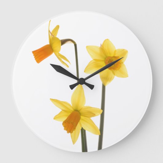 Daffodil Clock Grote Klok (Voorkant)