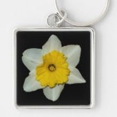 Daffodil Close-up Premium-Sleutelhanger Sleutelhanger (Voorkant)