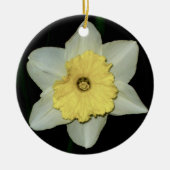 Daffodil Close-up Round Ornament (Voorkant)