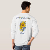 Daffodil Day - Daffodil kankerbewustzijnsbloem T-shirt (Achterkant volledig)
