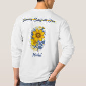 Daffodil Day - Daffodil kankerbewustzijnsbloem T-shirt (Achterkant)