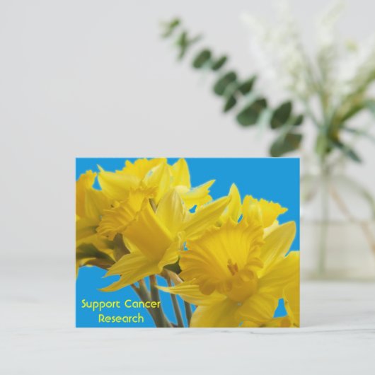 Daffodil Days Briefkaart (Staand voorkant)