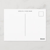 Daffodil Dell: Cheshire, Briefkaart Engeland (Achterkant)