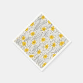 Daffodil Design papieren servetten (Hoek)