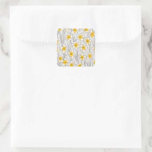 Daffodil Design Stickers (Tas)