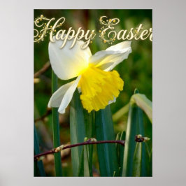 Daffodil & Easter wishes Poster