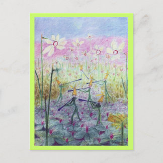 daffodil elves briefkaart