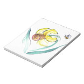 Daffodil en Buzzin Bee, Sumi-e Notitieblok (Linkerzijde)