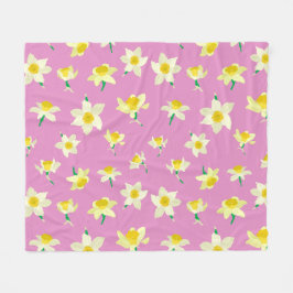 Daffodil. Fleece Deken