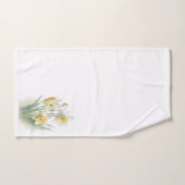 Daffodil Floral Bath Towel Set Bad Handdoek (Handdoek)