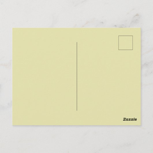 Daffodil Floral New Address Briefkaart we move (Achterkant)