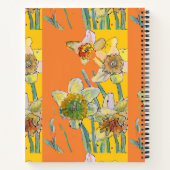 Daffodil Floral Waterverf Notitieboek Journal (Achterkant)