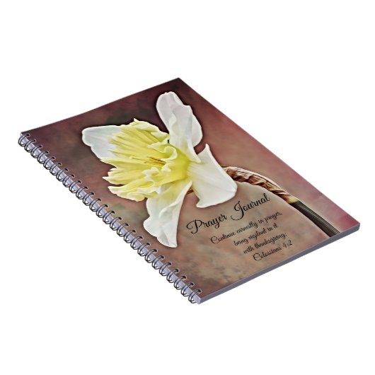 Daffodil Flower Art Prayer Journal Notitieboek (Rechterzijde)