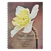 Daffodil Flower Art Prayer Journal Notitieboek (Voorkant)