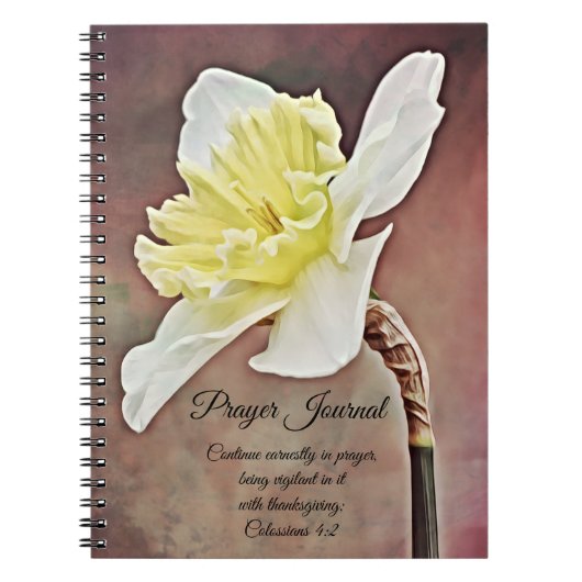 Daffodil Flower Art Prayer Journal Notitieboek (Voorkant)