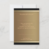 Daffodil Flower Bedankt voor je opmerking Kaart (Achterkant)