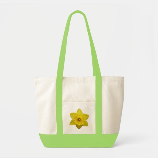 Daffodil Flower Canvas tas Spring Flowers Bags (Voorkant)
