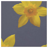 Daffodil Flower Fabric Stof (Close Up)
