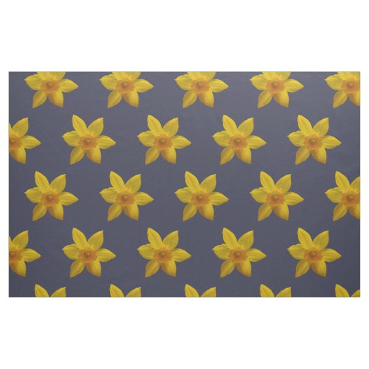 Daffodil Flower Fabric Stof (Fat Quarter)