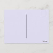 Daffodil Flower New Address Briefkaart we move (Achterkant)