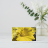 Daffodil Flower Photography Visitekaartje (Staand voorkant)