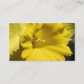 Daffodil Flower Photography Visitekaartje (Achterkant)