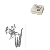 Daffodil Flower Rubber stamp Rubberstempel (Gestempeld)