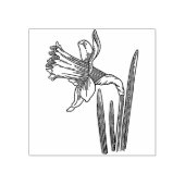 Daffodil Flower  Rubber stamp Rubberstempel (Afrduk)