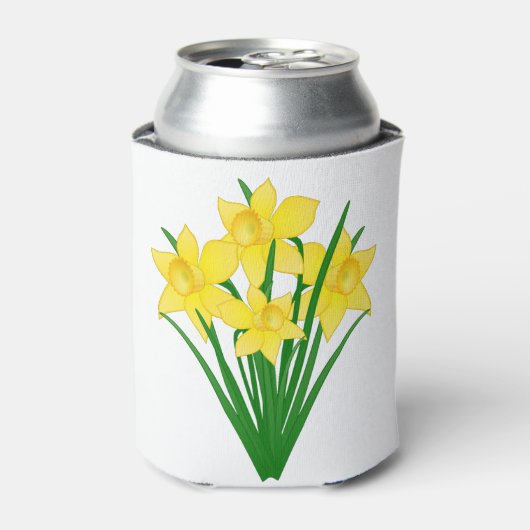 Daffodil Flowers Blikjeskoeler (Blikje Voorkant)