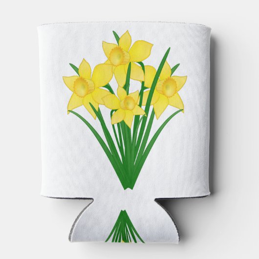 Daffodil Flowers Blikjeskoeler (Achterkant)